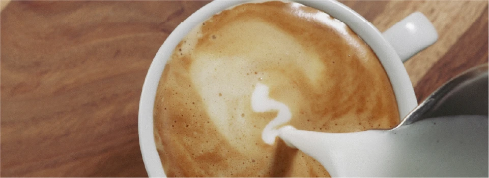 カフェラテの写真